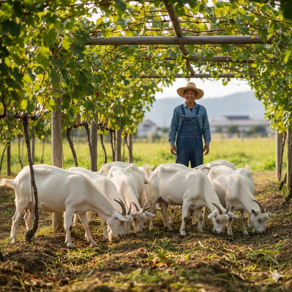 農地管理でのヤギレンタル活用事例